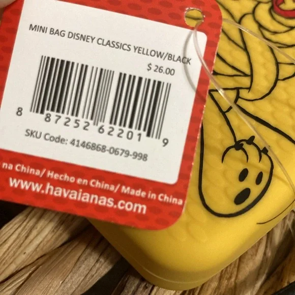 🆕 Havaianas Yellow Disney Characters Wristlet! 100% silicone! 💥 - Picture 9 of 12